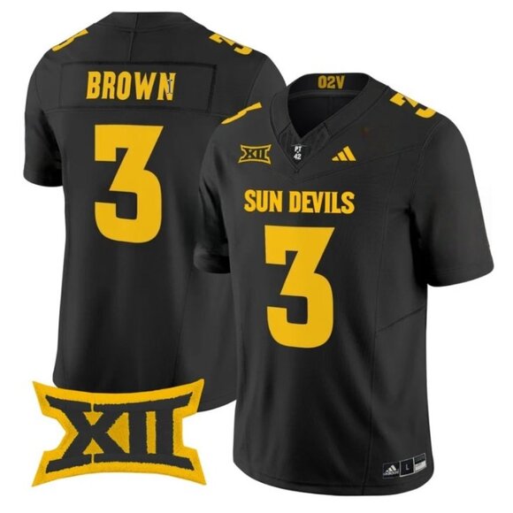 Other - Mens/Youths Raleek Brown Stitched Black Jersey Vapor